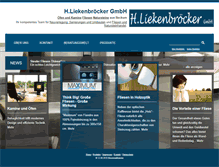 Tablet Screenshot of fliesenundkamine.de